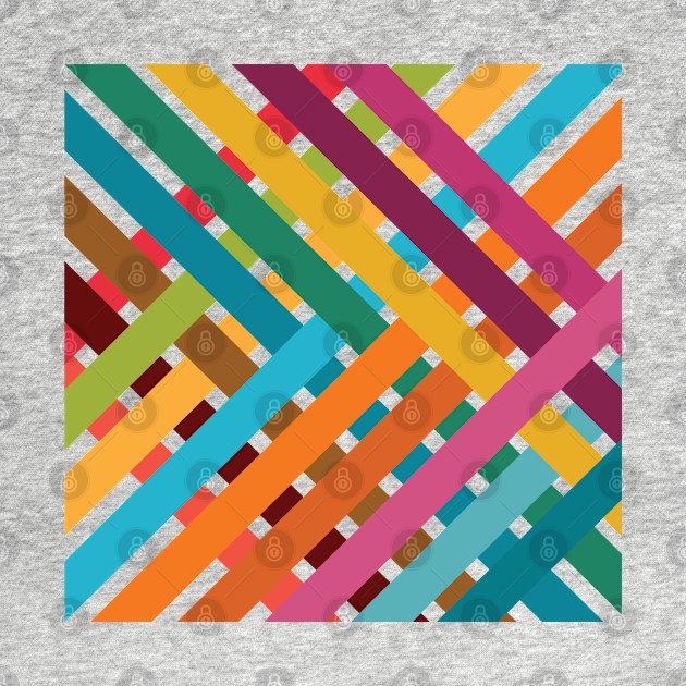 Colorful Woven Stripes by Islanr